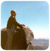 Dr. Williams at the summit of Mt. Sinai